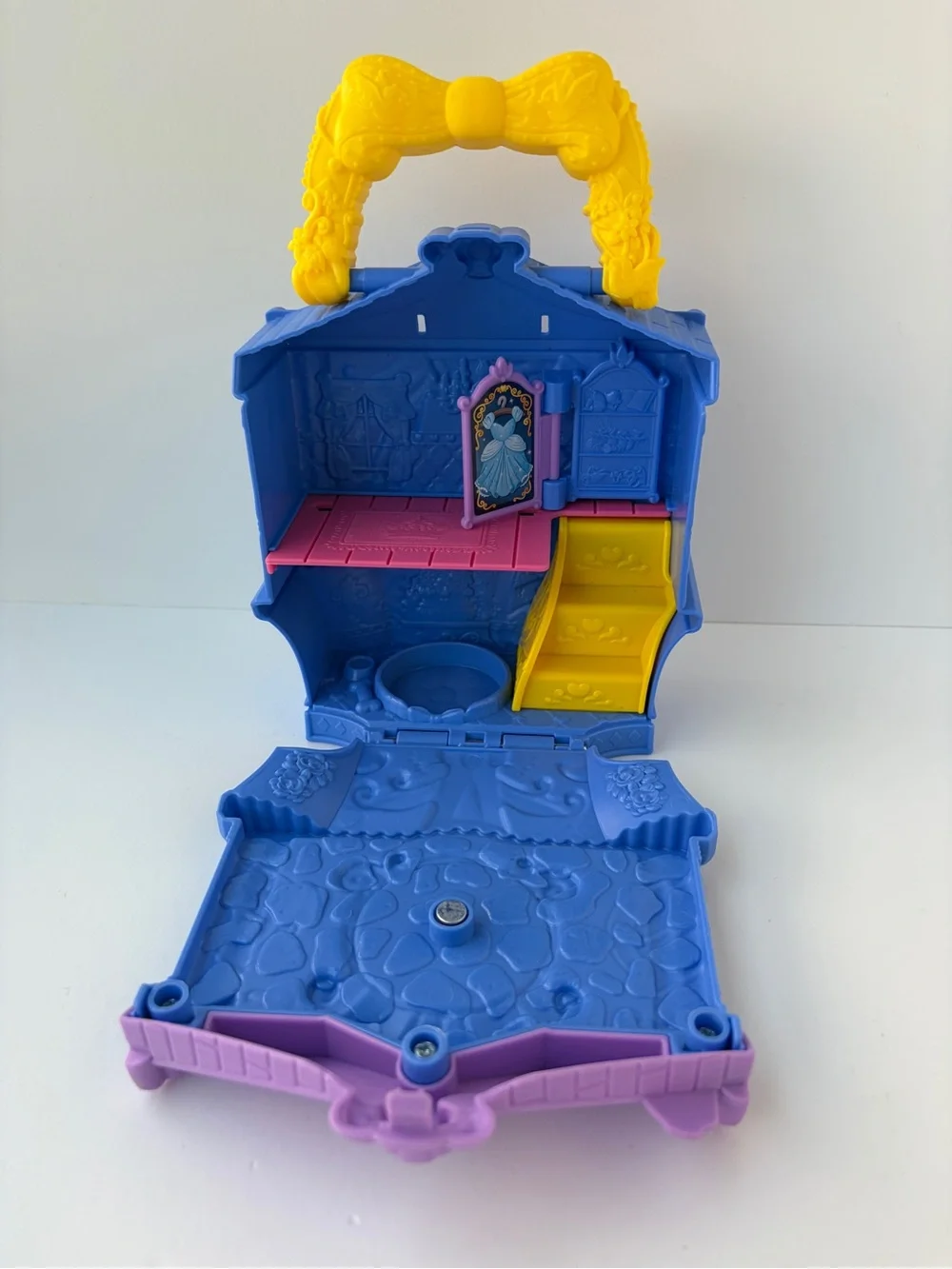 Fisher Price Little People Disney Princess Cinderella On The Go Clock Playset